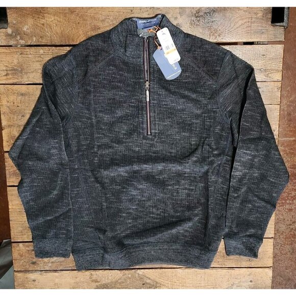 NWT Tommy Bahama Flipsider Half Zip Men's Size Small Reversible - Picture 2 of 15